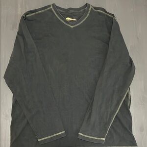 Orvis Black Long Sleeve V-Neck Shirt